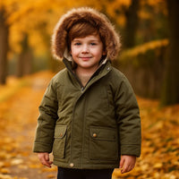 Thumbnail for CozyTrend – Elegante e caldo – Parka invernale con collo di pelliccia