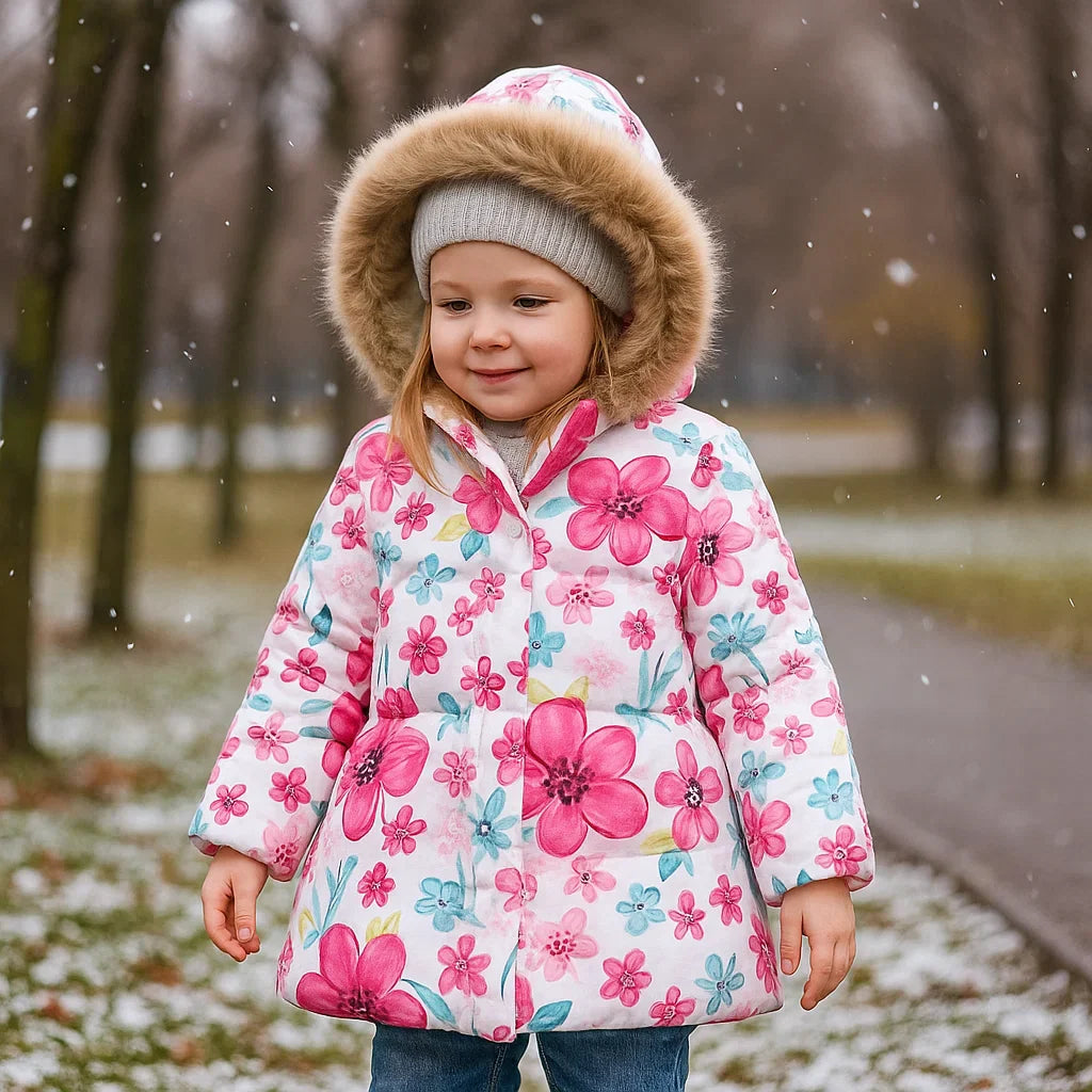 CozyTrend – Elegante e accogliente – Cappotto invernale imbottito per bambine