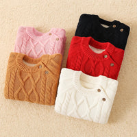 Thumbnail for LittleLoom – Divertente e accogliente – Maglione invernale lavorato a maglia in lana