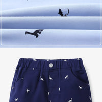 Thumbnail for CoolKiddo – Freschi e comodi – Pantaloncini con disegno Dino