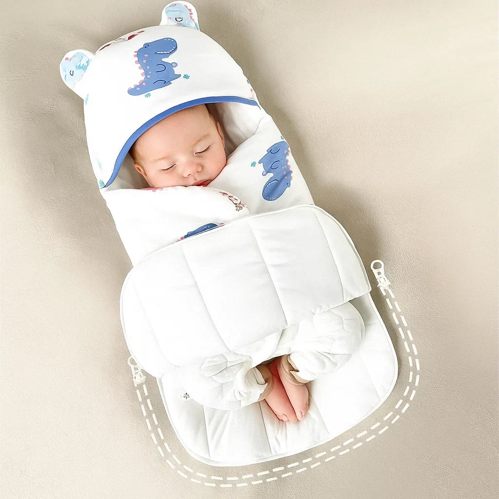 SnuggleBear – Comfort e praticità – Copertina in cotone per fasciare il bambino