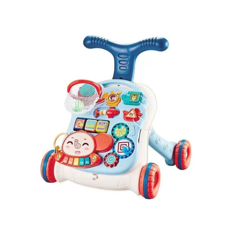 Baby Walker – Sicuro e interattivo - Allenatore di passeggiate e centro giochi per bambini 3 in 1