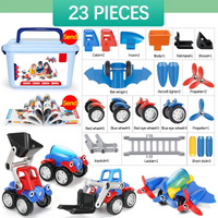Thumbnail for Magnetic Cars™ – Divertimento con le costruzioni magnetiche - Set di giocattoli con veicoli magnetici