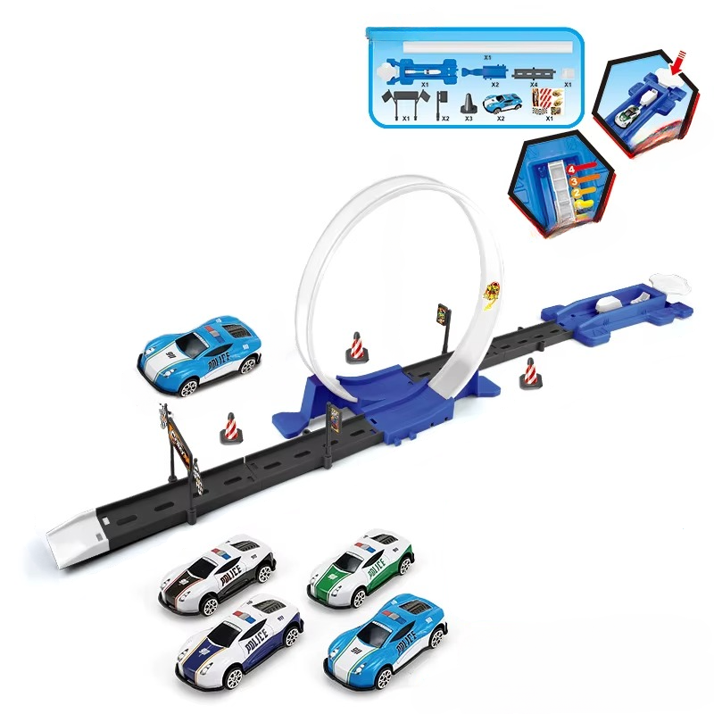 Double Race Track™ - Creativo e divertente - Pista ad anello