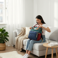 Thumbnail for TravelNest – Sempre un posto dove riposare – Borsa per pannolini 2 in 1 con lettino per bambini