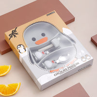 Thumbnail for MiniMeal – Sicuro e antiscivolo – Set di piatti in silicone per bambini con posate