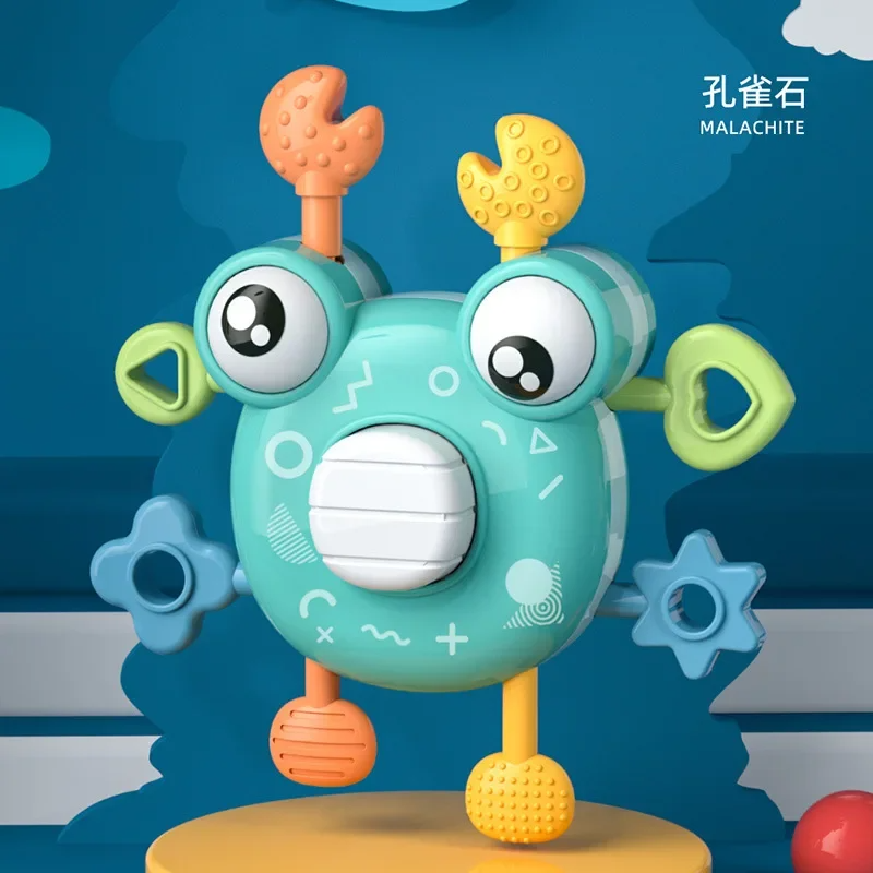 Crab Pull Toy™ – Divertimento da afferrare e tirare – Giocattolo sensoriale per la dentizione a forma di granchio