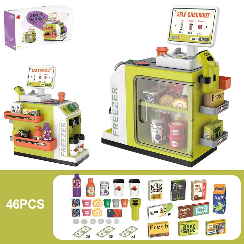 PlaySmart – Creativo ed educativo – Set da gioco “Supermercato”