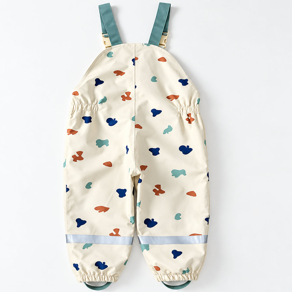 TinyBreeze – Impermeabile e comodo – Set composto da giacca e pantaloni antipioggia per bambini