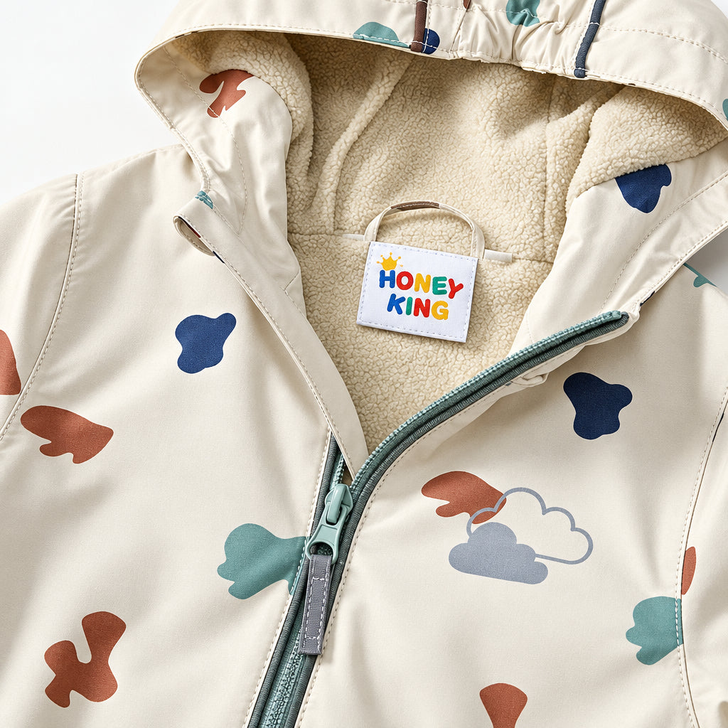 TinyBreeze – Impermeabile e comodo – Set composto da giacca e pantaloni antipioggia per bambini