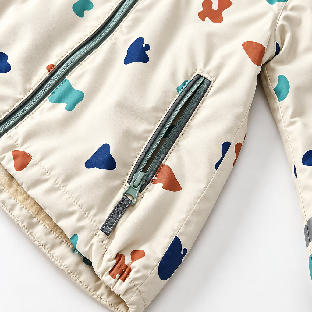 TinyBreeze – Impermeabile e comodo – Set composto da giacca e pantaloni antipioggia per bambini