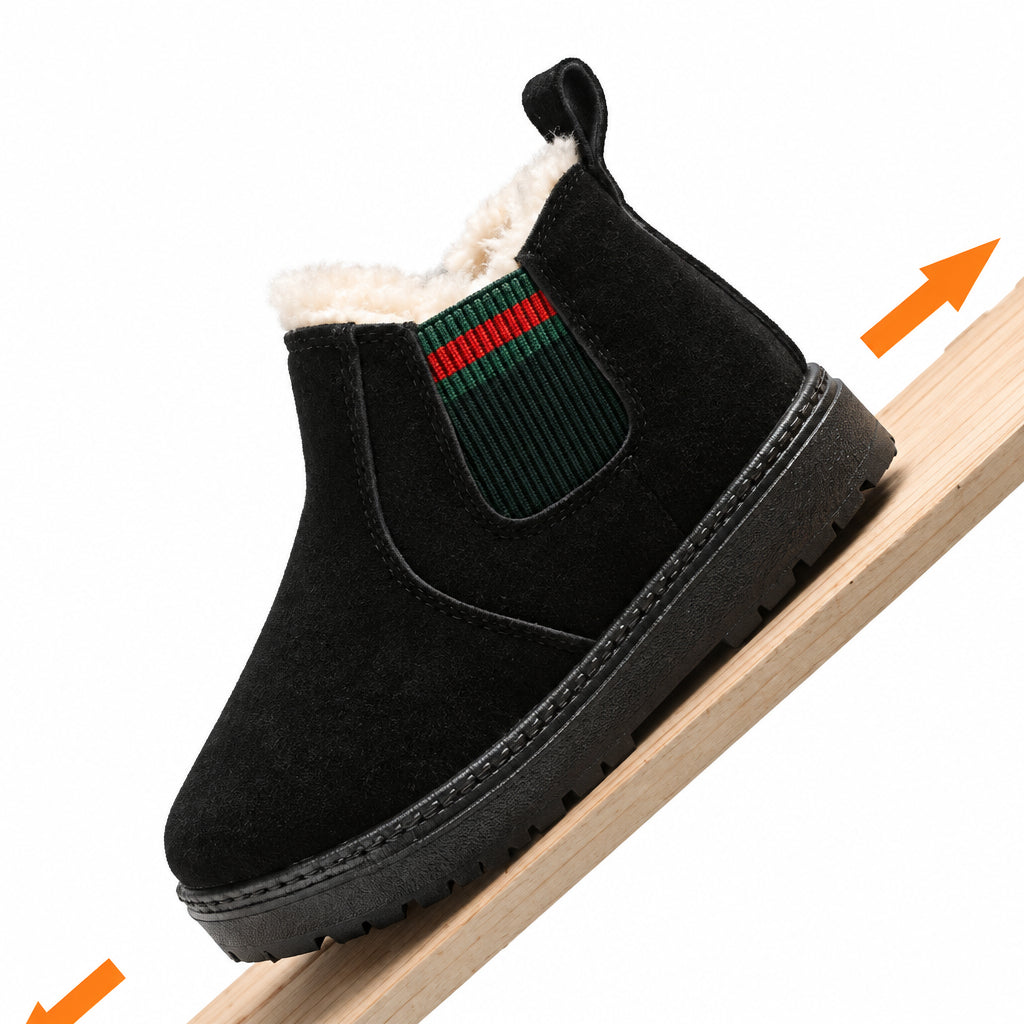 SnowySteps – Calde e morbide – Stivaletti invernali per neonati con fodera in peluche