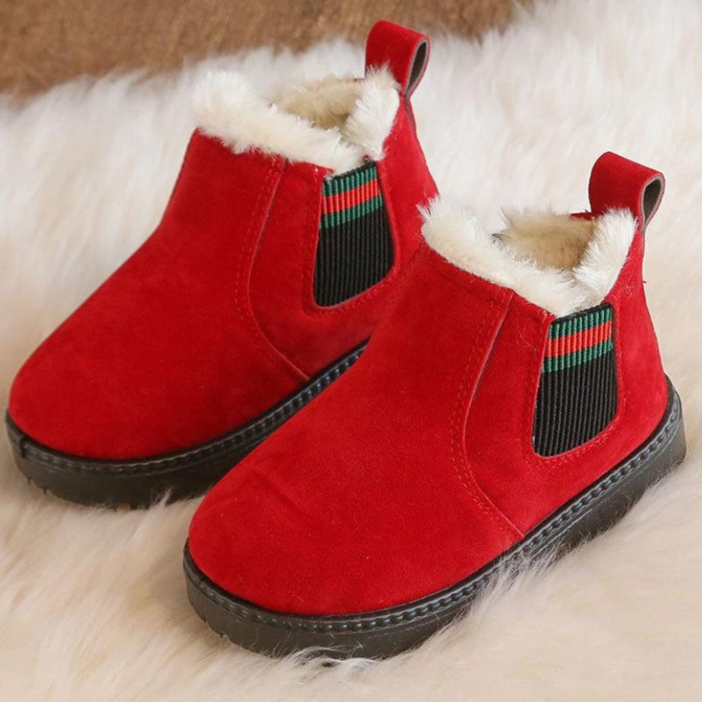SnowySteps – Calde e morbide – Stivaletti invernali per neonati con fodera in peluche