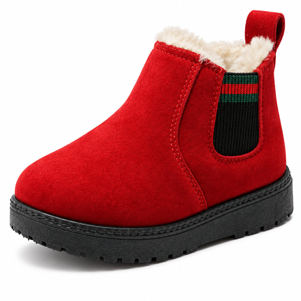 SnowySteps – Calde e morbide – Stivaletti invernali per neonati con fodera in peluche