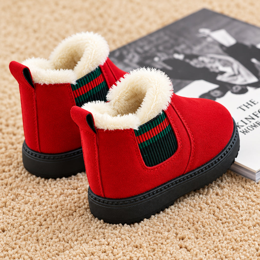 SnowySteps – Calde e morbide – Stivaletti invernali per neonati con fodera in peluche