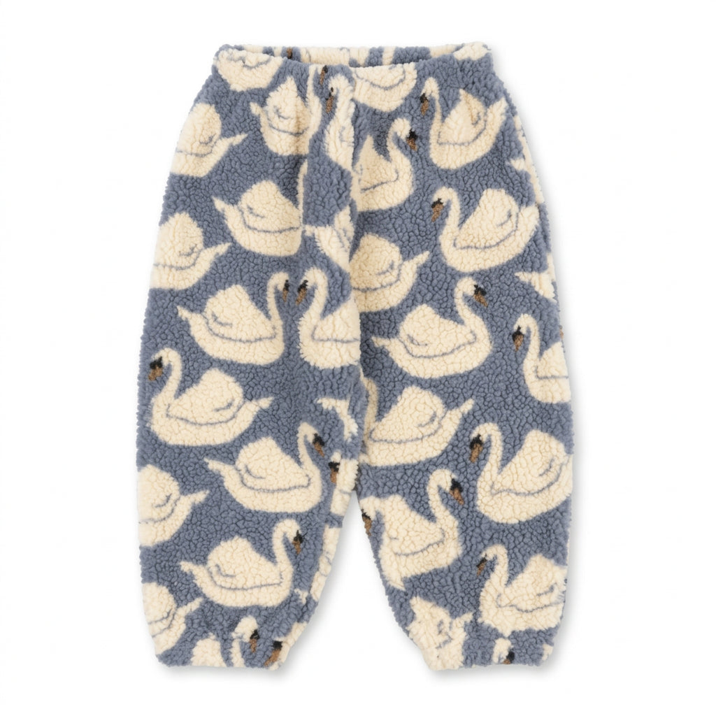 FuzzyPants – Morbidi e caldi – Pantaloni in peluche per bambini con stampe divertenti