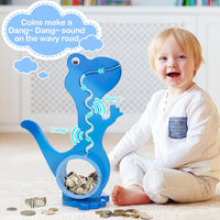 Thumbnail for DinoSave – Carino e pratico – Salvadanaio a forma di dinosauro