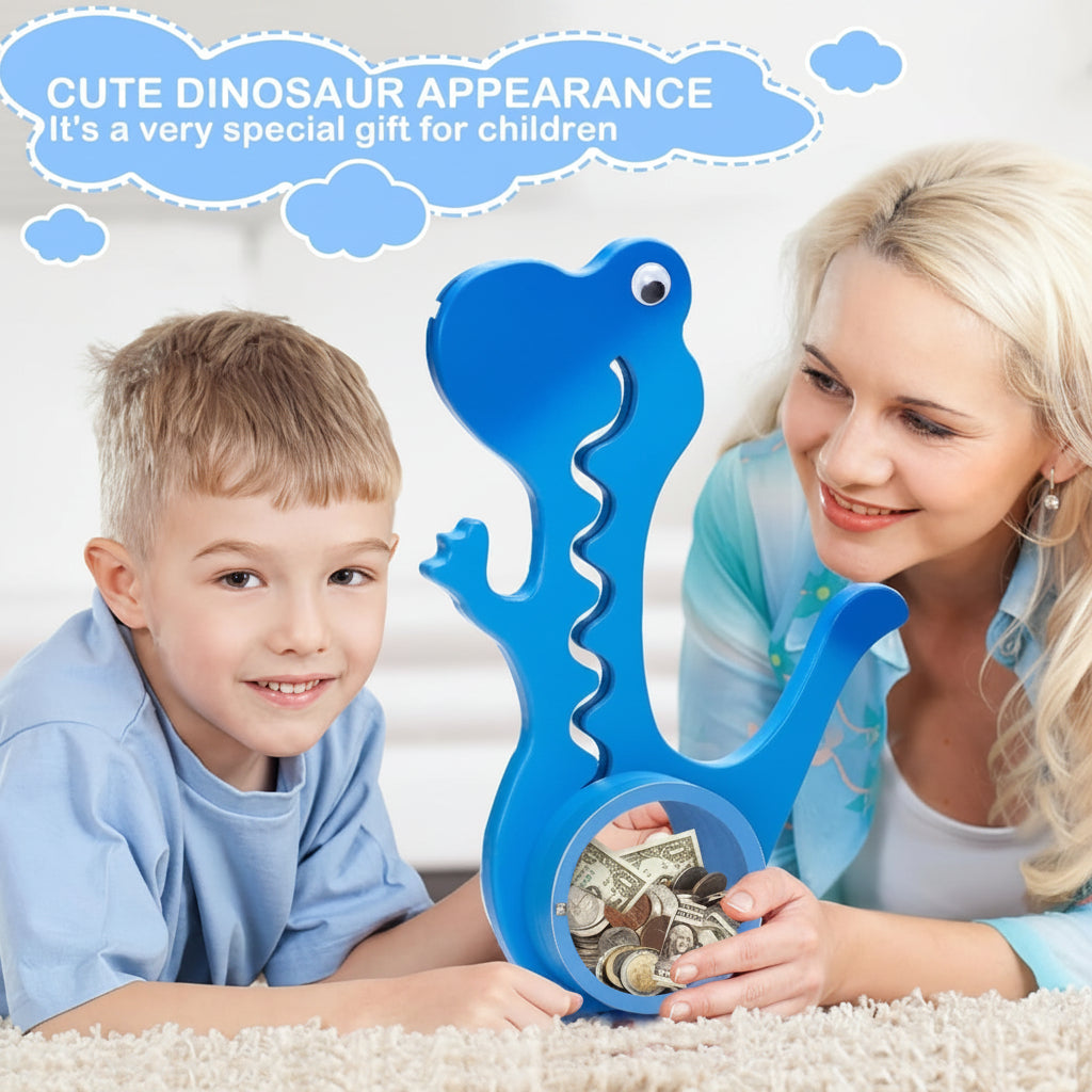 DinoSave – Carino e pratico – Salvadanaio a forma di dinosauro