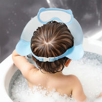 Thumbnail for SplashGuard – Comoda e pratica – Cuffia da doccia per neonati con protezione per il viso