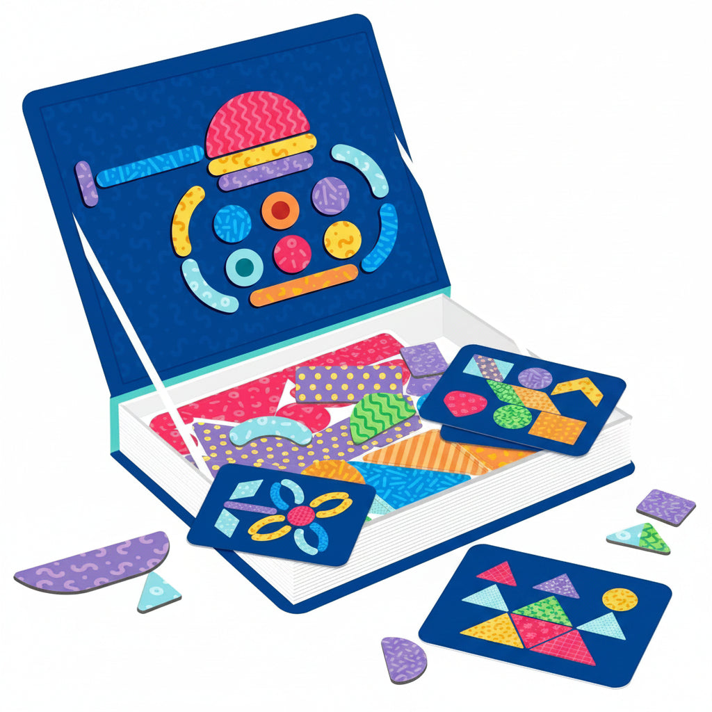MagniPlay – Educativo e creativo – Libro di puzzle magnetici