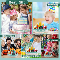 Thumbnail for TinyChef – Istruttivo e divertente – Set da cucina in legno con torta e accessori