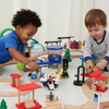 Woods – Elegante ed educativo – Set da gioco in legno dedicato al trasporto pubblico