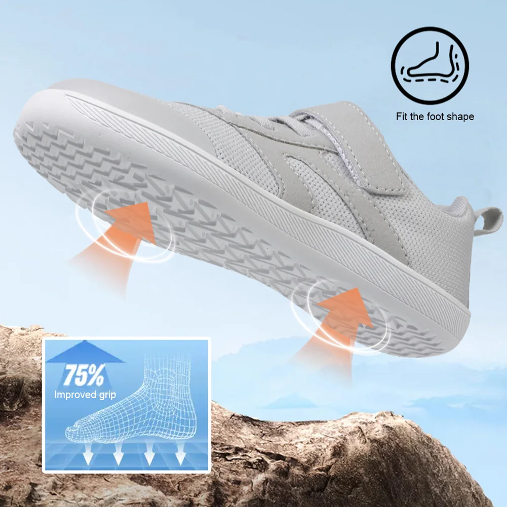 RunCoast – Fresca e flessibile – Scarpa antiscivolo Barefoot per bambini