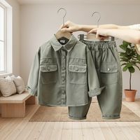 Thumbnail for LittleExplorer – Comodo e alla moda – Set pantaloni e camicia per bambini