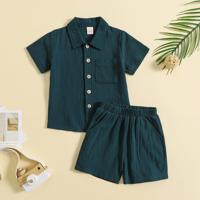 Mini Fashion™ - Completo estivo per bambini in cotone e lino