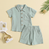 Mini Fashion™ - Completo estivo per bambini in cotone e lino