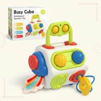 Thumbnail for BusyCube – Intelligente e divertente – Cubo Montessori Fidget 10 in 1