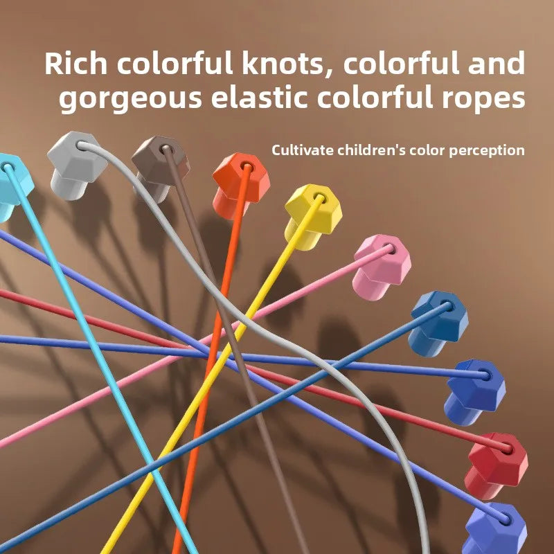 Color Rope Logic Game – Pensare e interagire – Gioco da tavolo