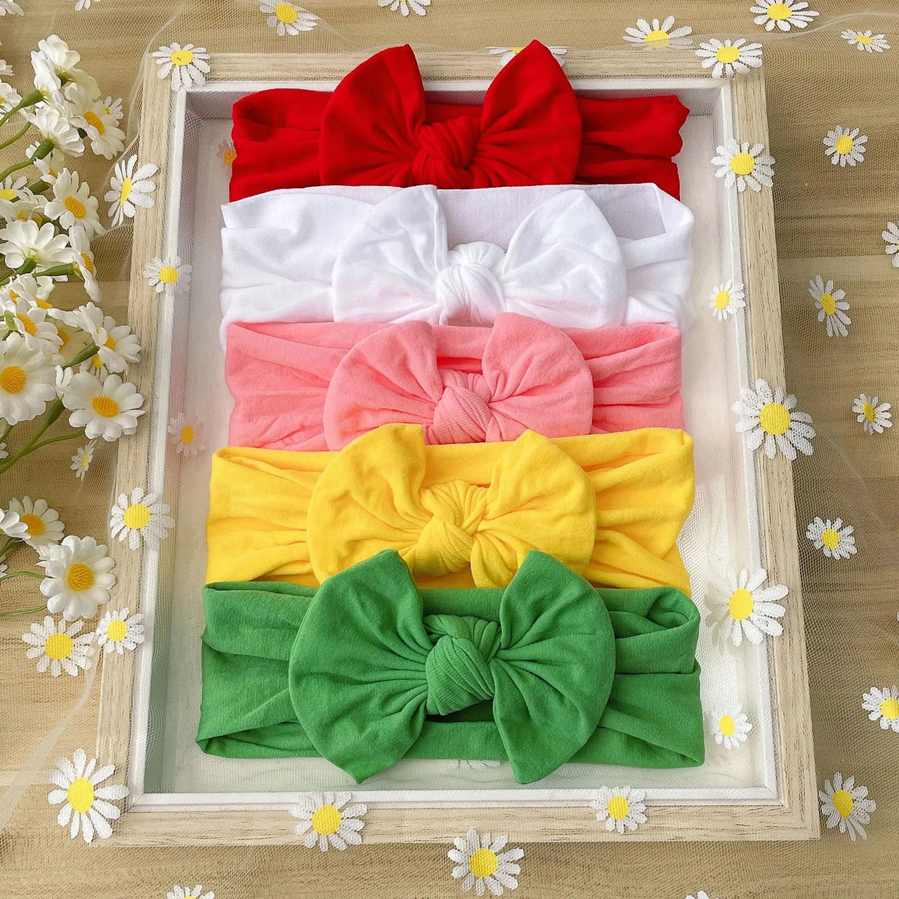 Mini Fashion – Alla moda e morbido – Fasce per bambini con fiocco