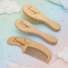 Personalized Hairbrush – Delicato e unico – Set personalizzato di spazzole per capelli per neonati