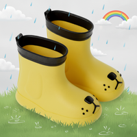 Thumbnail for PuddlePaws Kids – Impermeabile e giocoso - Stivali da pioggia Woof