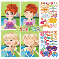 Thumbnail for Funny Faces™ – Divertimento animale e divertimento appiccicoso – Libro di adesivi riutilizzabili
