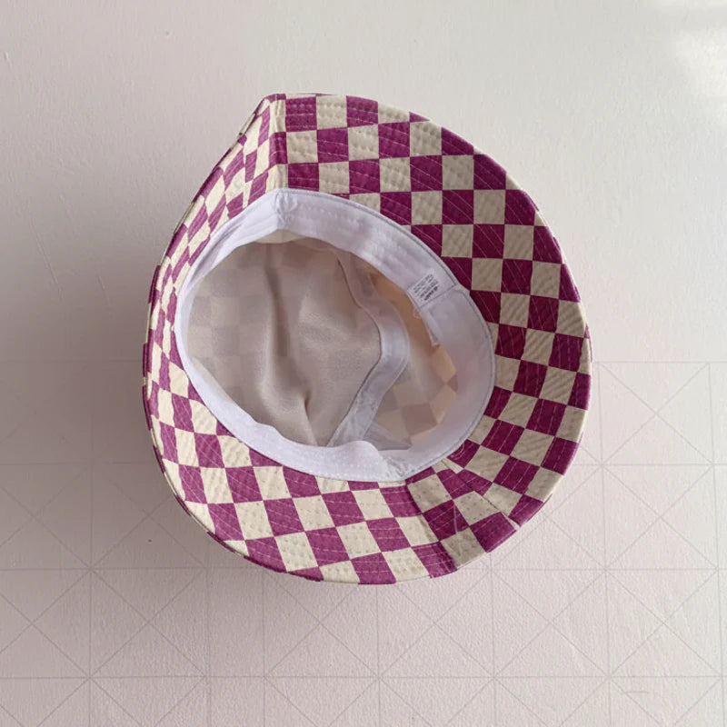 Bucket Hat – Carino e protettivo – Cappellino a quadri per bambini