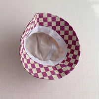 Thumbnail for Bucket Hat – Carino e protettivo – Cappellino a quadri per bambini