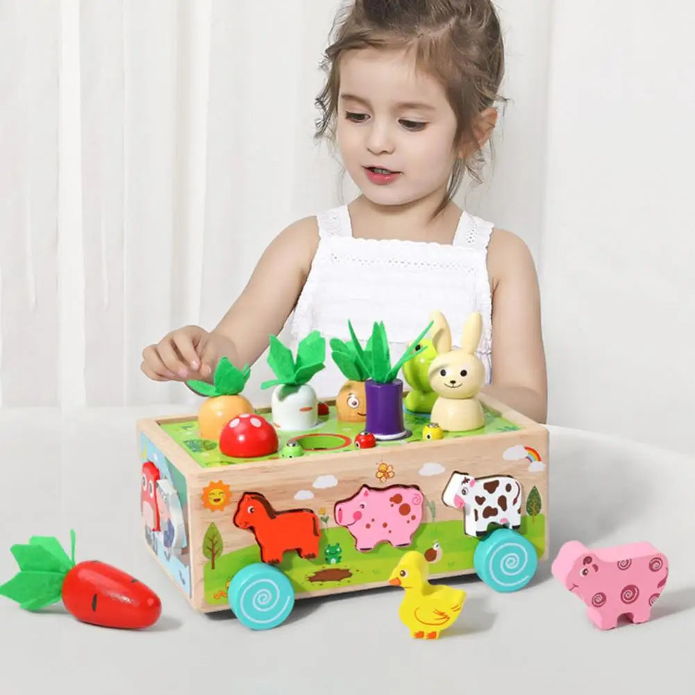 Woods™ - Un carretto di divertimento! - Puzzle di animali e verdure