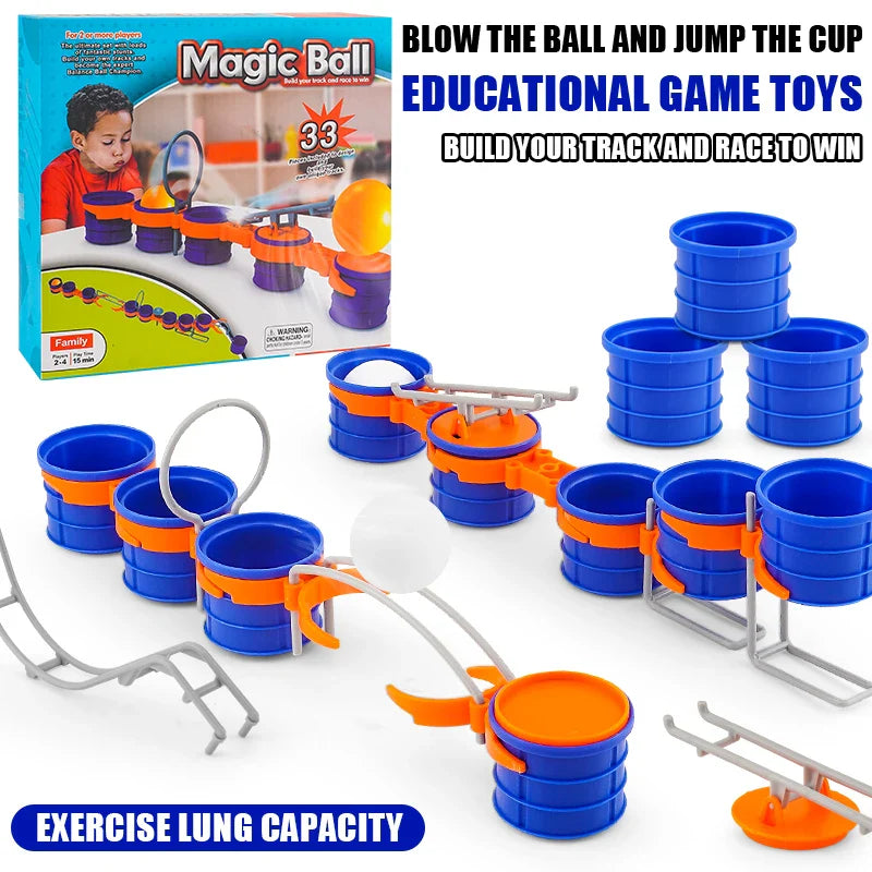 Cup Jump Ball Game – Attivo e interattivo – Gioco di società Puff Ball