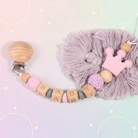 Thumbnail for Personalized Pacifier Chain – Sicuro ed elegante - Portaciuccio personalizzato