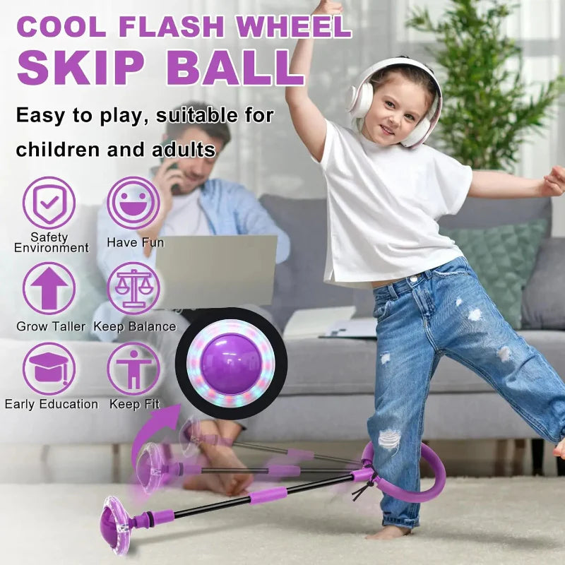 Flash Wheel Skip Ball – Attivo ed energico – Palla da salto singola