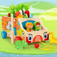 Thumbnail for Montessori Animal Matching Toy – Istruttivo e interattivo – Carretto giocattolo con puzzle