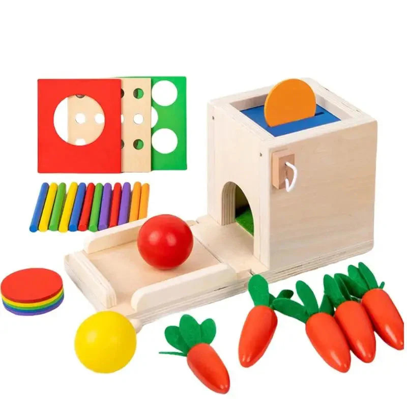 Smart Carrots –  Colori e forme - Giocattoli di legno da classificare