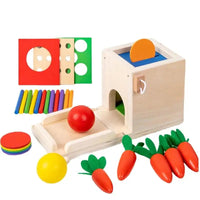 Thumbnail for Smart Carrots –  Colori e forme - Giocattoli di legno da classificare