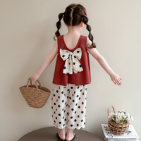 Thumbnail for Sleeveless Tops & Pants – Delicato ed elegante – Set estivo per bambini
