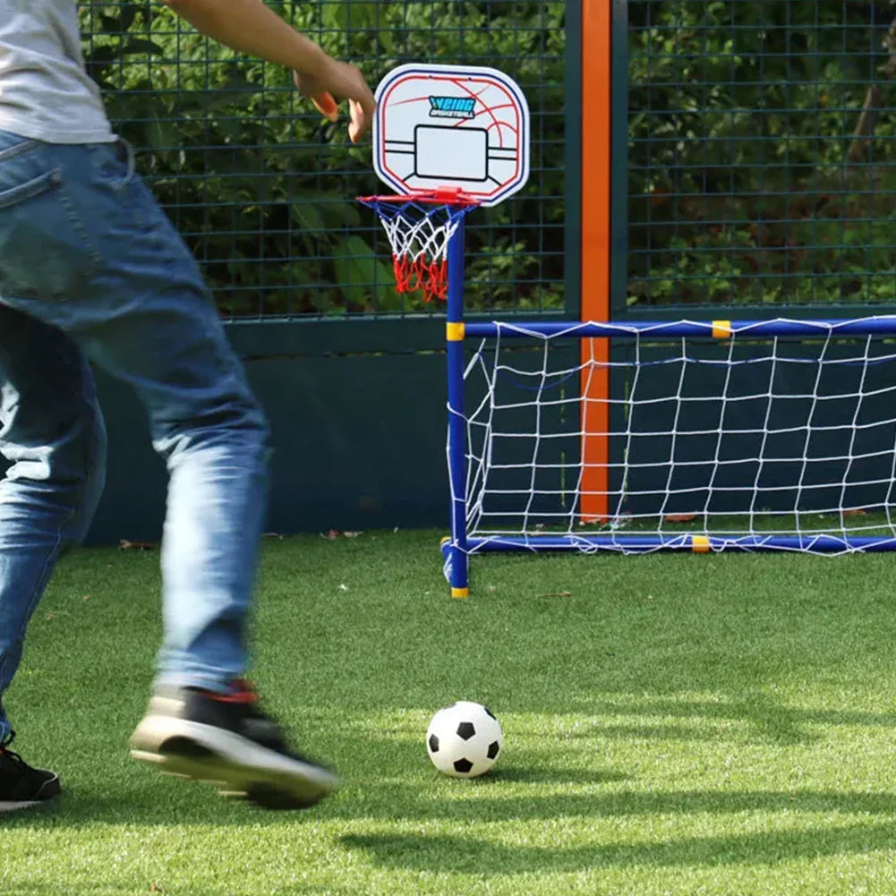 Kids Ball Games - Doppio divertimento - Set di giocattoli per il calcio e il basket