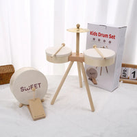 Thumbnail for Kids Wooden Drum Toy – Musica e creatività – Set di batteria giocattolo