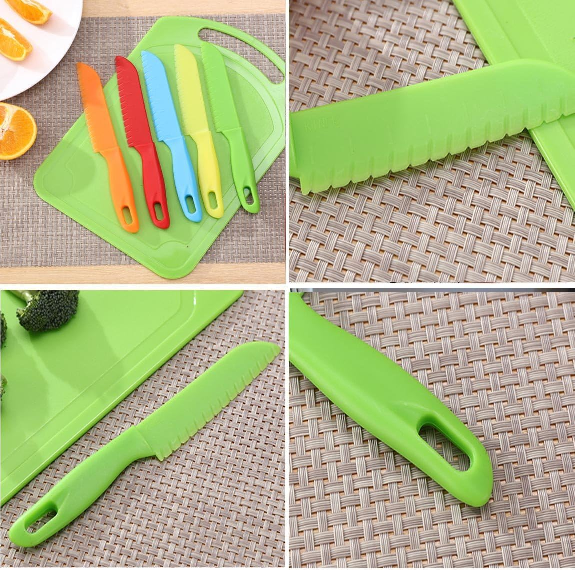 MiniChef – Sicuro e adatto ai bambini - Coltello da taglio per bambini