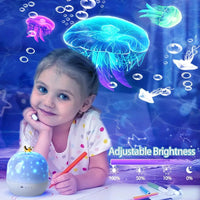 Thumbnail for CosmoGlow – Sognante e creativo – Lampada da notte Galaxy Projector con rotazione a 360°
